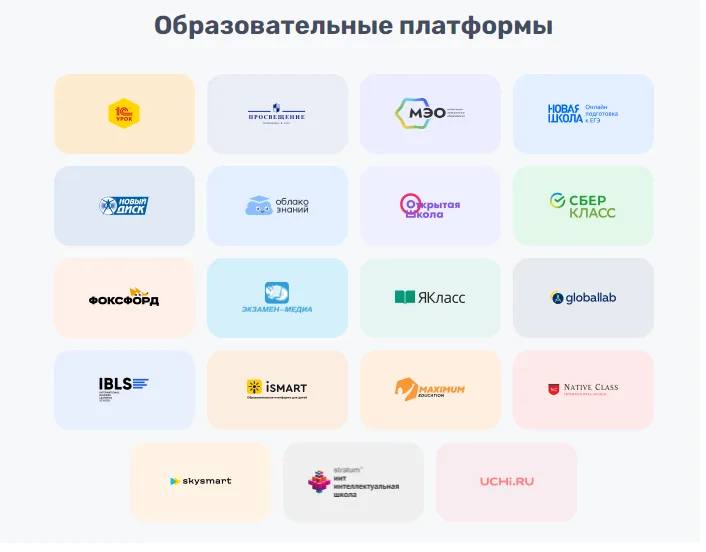 Скриншоты популярных бесплатных обучающих платформ